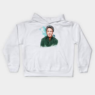 Dustin Hoffman - An illustration by Paul Cemmick Kids Hoodie